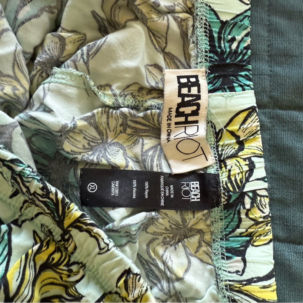 Last Chance! Beach Riot Floral Print Drawstring Pants - Picture 2 of 3